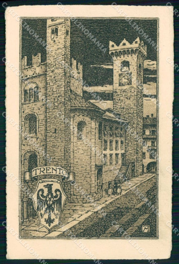 Trento città Patriottismo cartolina KF4831 – fronte