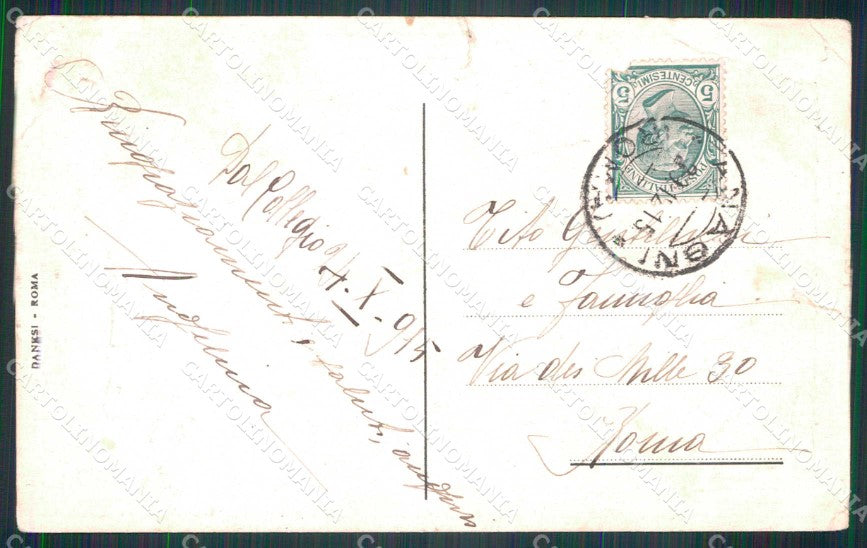 WWI WW1 Militari Circolo Soldato Anagni STRAPPINI cartolina KF4843 – retro
