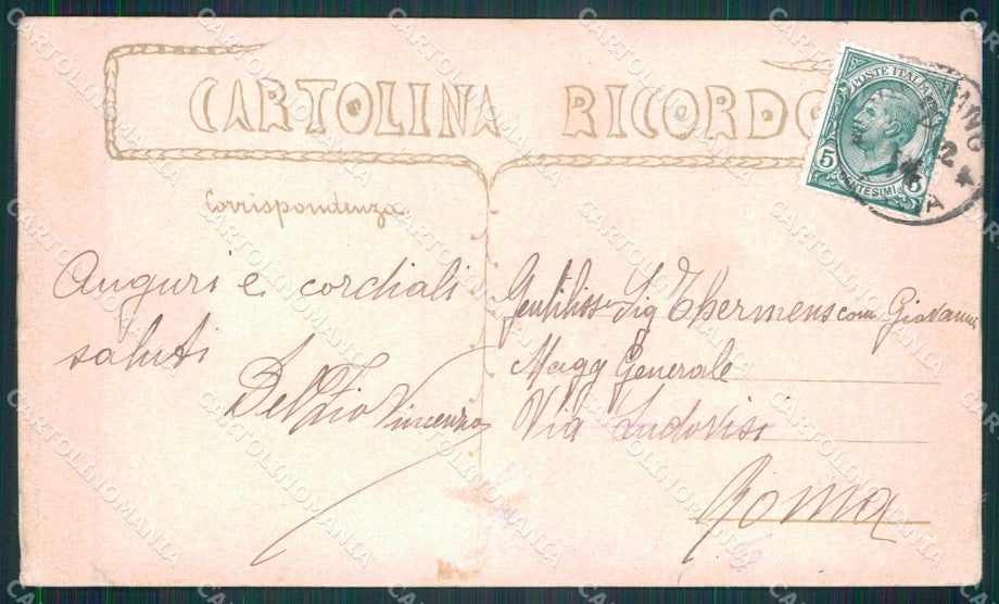 Militari Reggimentali 6° Regg. Artiglieria da Campagna 1910 cartolina KF4878 – retro