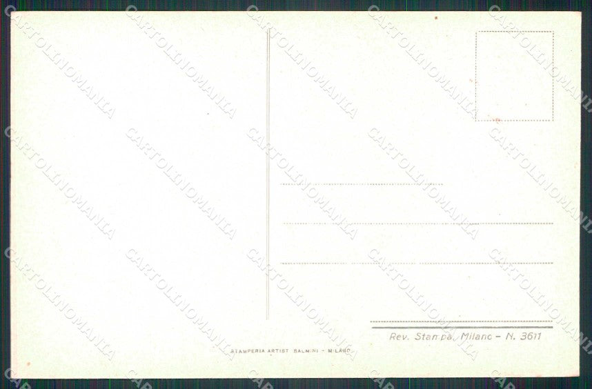 WWI WW1 Patriottismo Garibaldi Lega Seminatrici Coraggio Milano cartolina KF4886 – retro