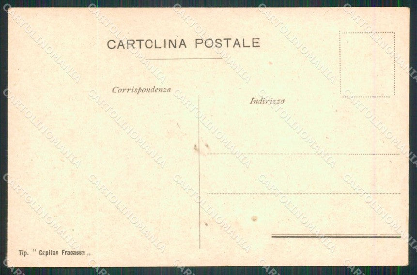 WWI WW1 Patriottismo I Casi Sono Due Bicasi PIEGHINA cartolina KF4893 – retro