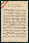 WWI WW1 Patriottismo Operetta Canto di Trincea Grassi Spartito cartolina KF4896 – fronte