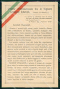 WWI WW1 Patriottismo Tricolore Unione Signore Cristiane Liberali cp KF4907 – fronte