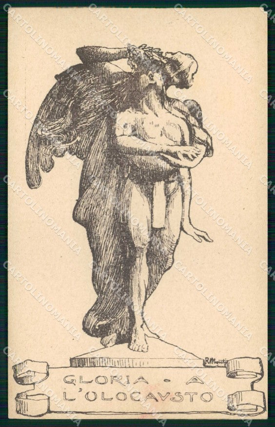 WWI WW1 Patriottismo Associazione Invalidi Cremona Monti PIEGHE cartolina KF4927 – fronte