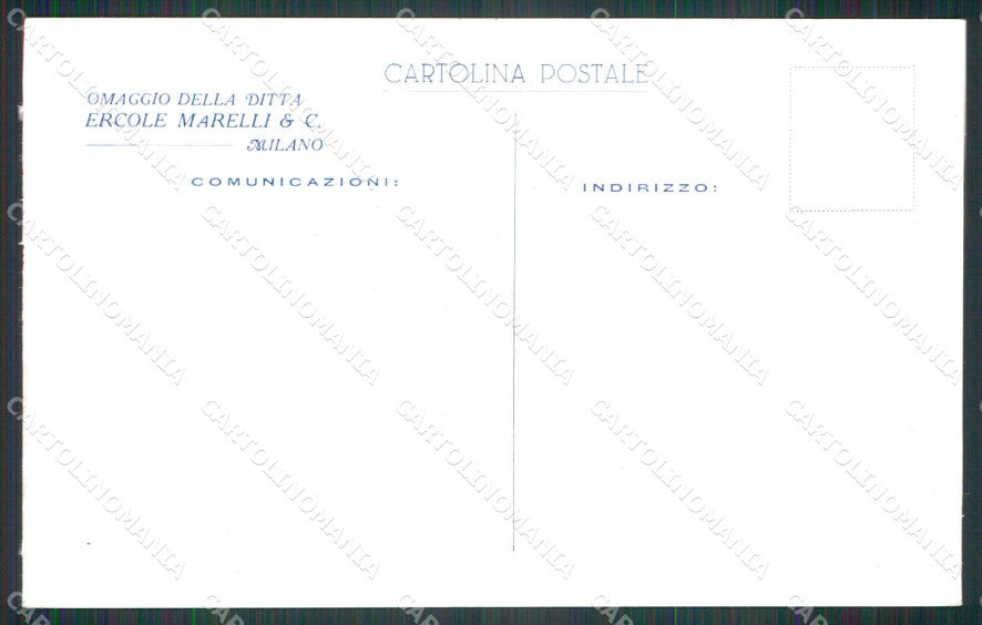 WWI WW1 Patriottismo Marina Militare Ditta Marelli Milano cartolina KF4935 – retro