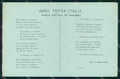 WWI WW1 Patriottismo Trento Trieste Inno dei Lavoratori Foà cartolina KF4961 – fronte
