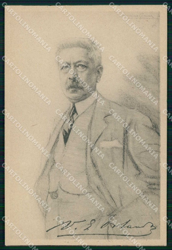 Politica Vittorio Emanuele Orlando cartolina KF4974 – fronte
