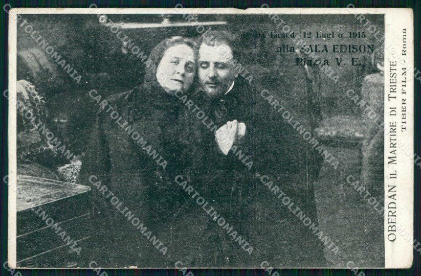 Militari Politica Trieste Oberdan Tiber Film cartolina KF4977 – fronte