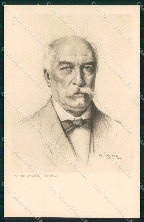 Militari Politica Giovanni Giolitti A. Enrie Torino cartolina KF4992 – fronte
