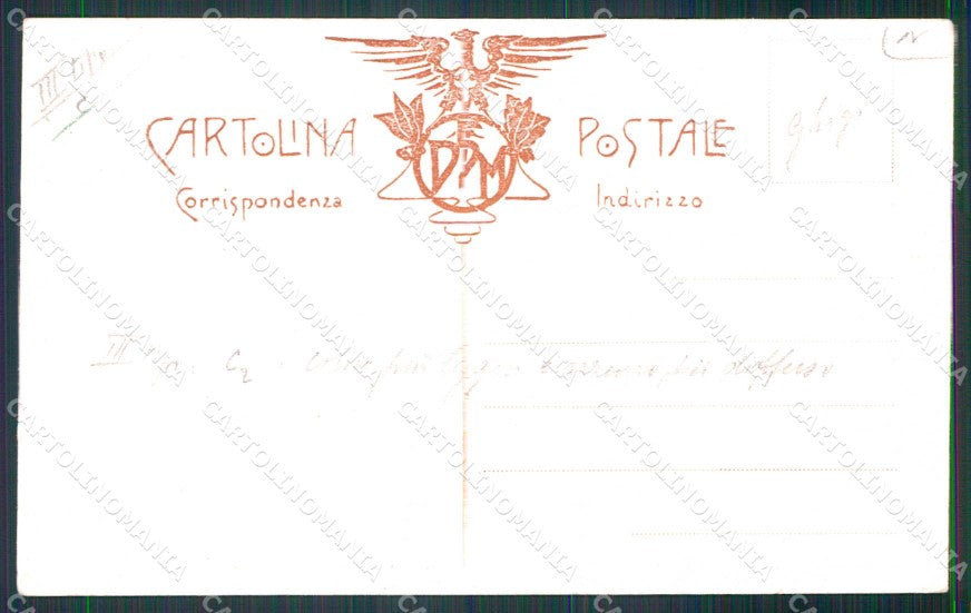 Militari Reggimentali 5ª Divisione Militare Milano cartolina KF4995 – retro
