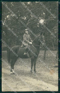 WWI WW1 Militari Soldato Uniforme Cavalleria ? Foto cartolina KF5004 – fronte