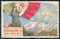 Militari Tricolore Franchigia 101° Batt. Milizia Territoriale PIEGHINE cp KF5085 – fronte