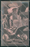 Patriottismo Commemorazione 1859-1909 Risorgimento foto cartolina KF5087 – fronte