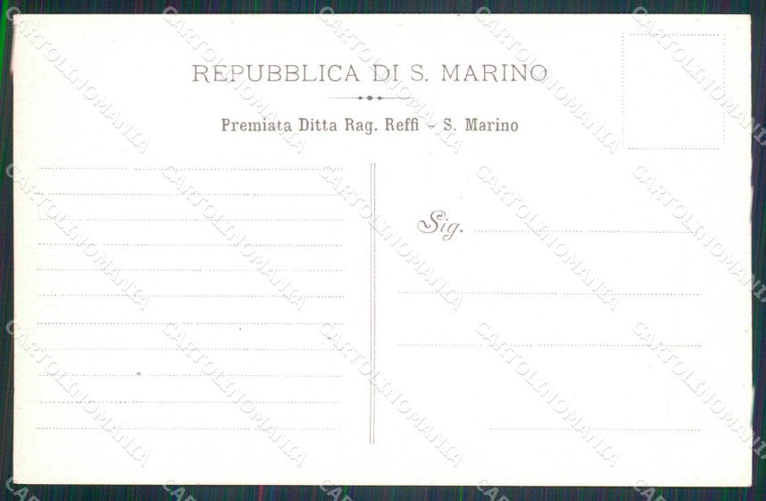 Patriottismo Repubblica San Marino Inno Nazionale Spartito Sheet Music cp KF5112 – retro