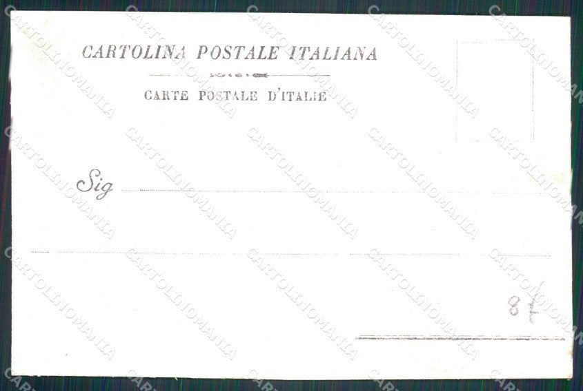 Militari Alpini Costume Valdese Ruà Frejus Piano del Re cartolina KF5126 – retro