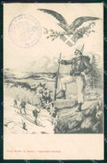 Militari Reggimentali 3° Reggimento Alpini Longo cartolina KF5142 – fronte