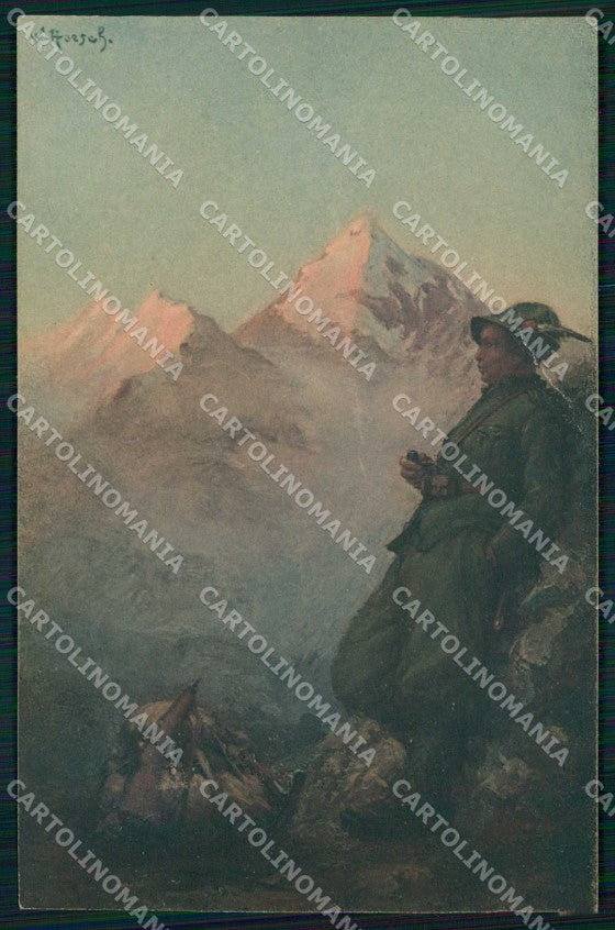Militari Reggimentali 5° Regg. Alpini 49ª Compagnia Batt Tirano Hoesch cp KF5143 – fronte