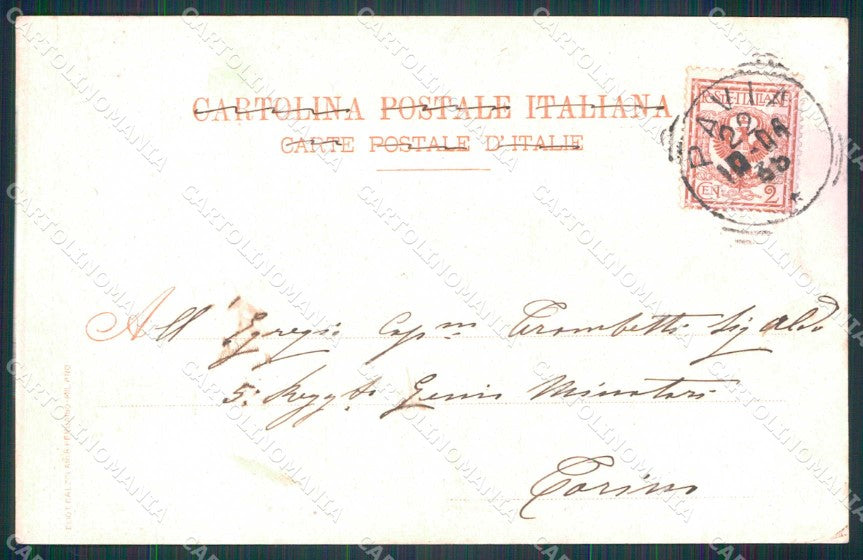 Militari Reggimentali Officina Costruzioni Genio Pavia cartolina KF5182 – retro