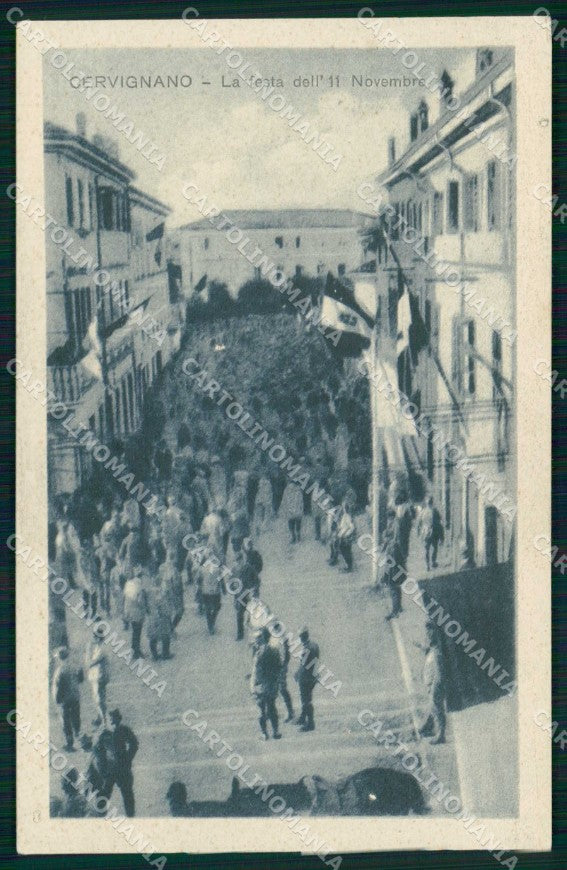 Udine Cervignano del Friuli Festa 11 Novembre Militari cartolina KF5205 – fronte