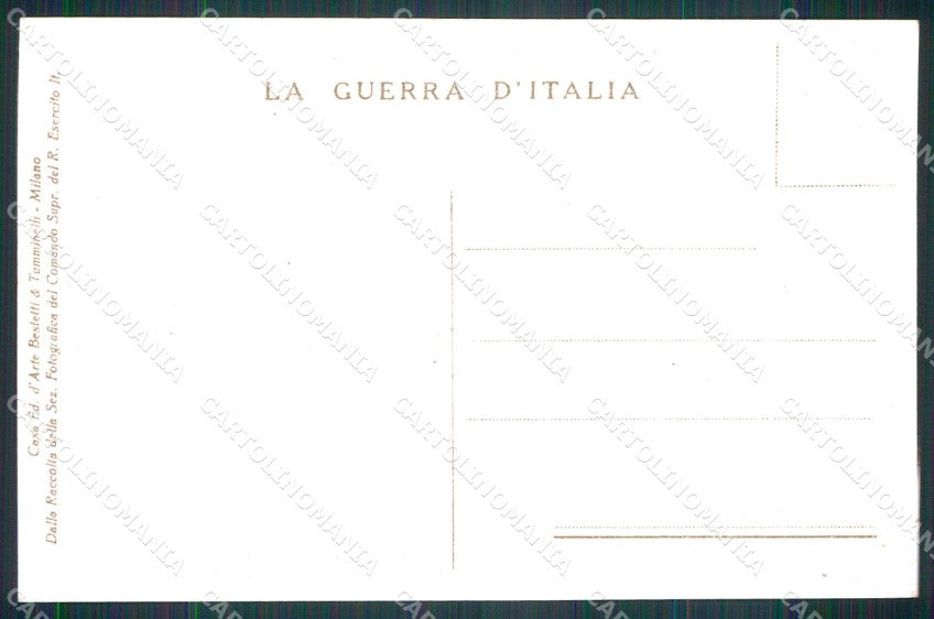 WW1 Militari Zona di Guerra Stazione Teleferica cartolina KF5228 – retro
