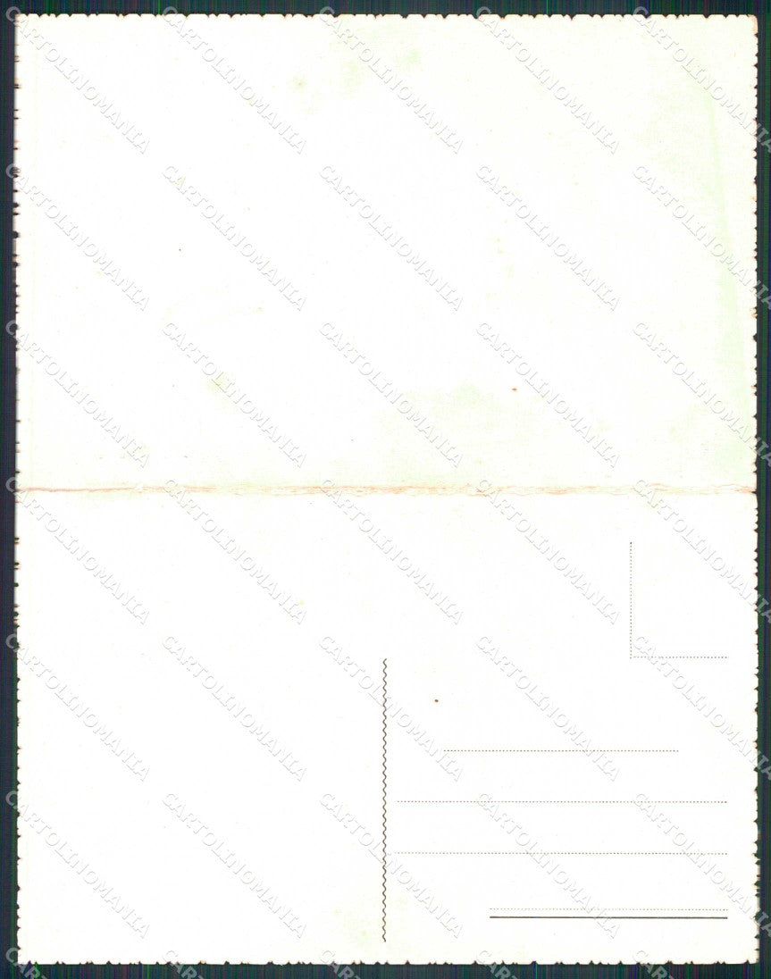 WW1 Militari Gen. Diaz Badoglio Savoia Padova Abano doppia cartolina KF5238 – retro