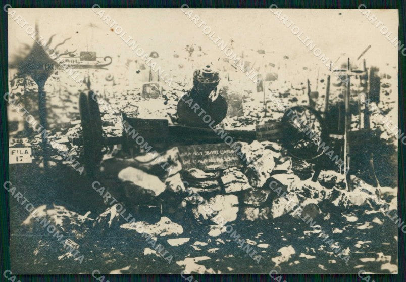 WW1 Militari Redipuglia IIIª Armata Cimitero Militare Aviazione cartolina KF5240 – fronte
