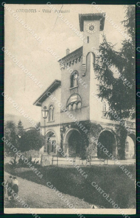 Gorizia Cormons Villa Perusini cartolina KF5258 – fronte