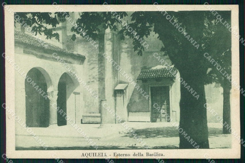 Udine Aquileia Esterno Basilica cartolina KF5261 – fronte