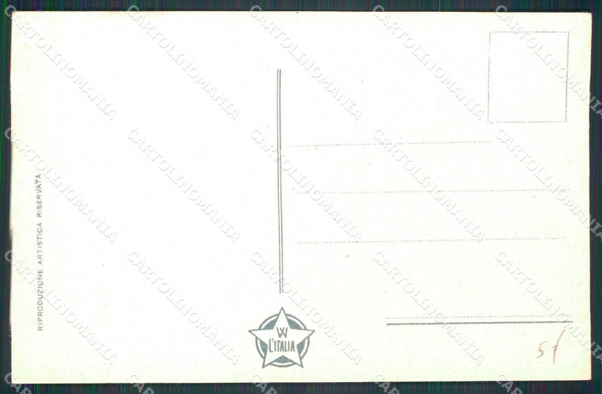 WWII Militari Artiglieria Campale Pesante Tricolore cartolina KF5268 – retro