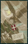WW1 WWI Patriottismo Aquila Sabauda foto cartolina KF5273 – fronte