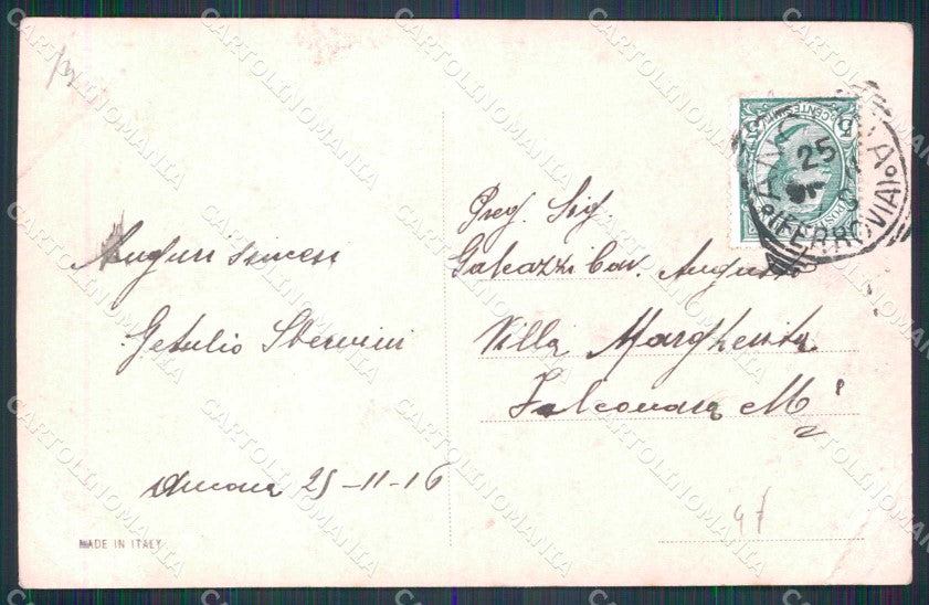 WW1 WWI Patriottismo Aquila Sabauda foto cartolina KF5273 – retro