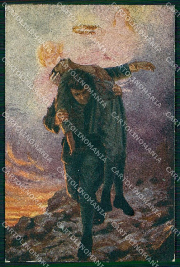 WW1 WWI Militari La Pietà Collino serie 220 cartolina KF5301 – fronte