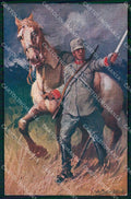 Militari Esercito Italiano Cavalleria Lombardi cartolina KF5314 – fronte