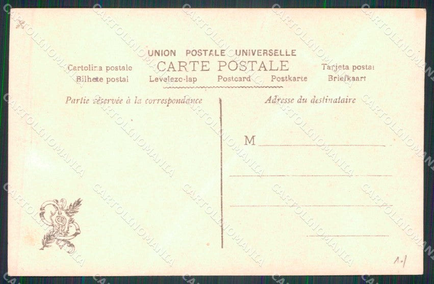 WW1 WWI Militari Francia La Halte Petit Gerard foto cartolina KF5325 – retro