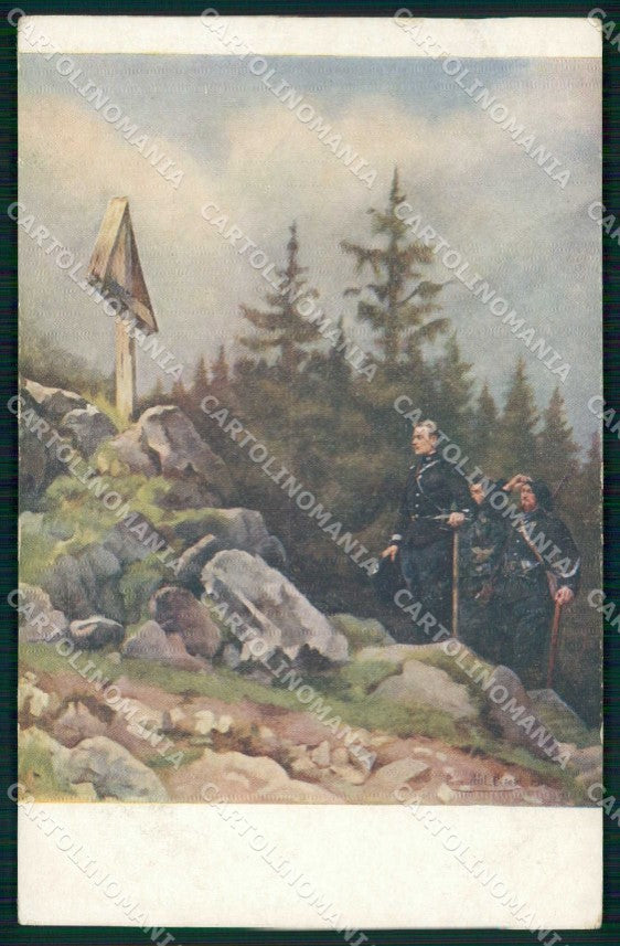 WW1 WWI Militari Francia Salut aux Victimes Petit Gerard Noyer cartolina KF5326 – fronte