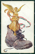 WW1 WWI Militari Comitato Milanese Raccolta Fondi cartolina KF5345 – fronte