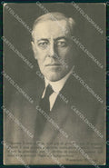 WW1 WWI Woodrow Wilson Alleanza Italia America cartolina KF5360 – fronte