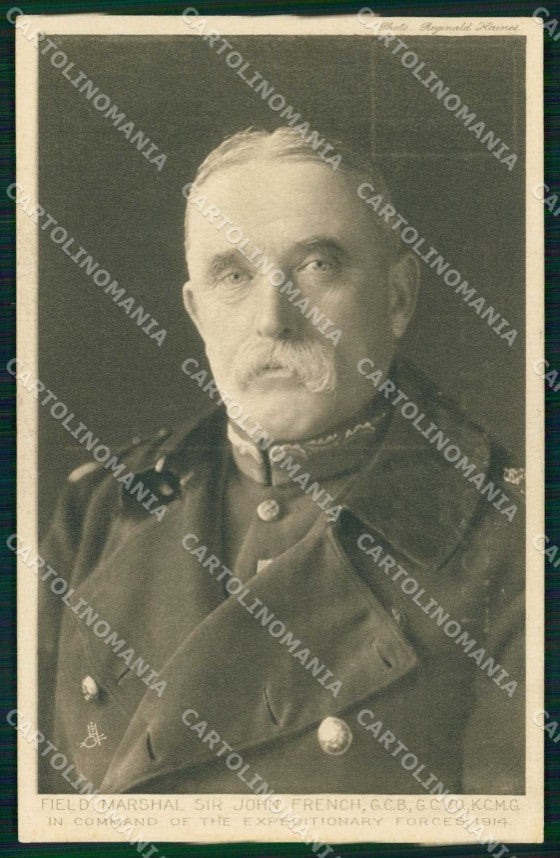 WW1 WWI Militari Field Marshal Sir J. French Tuck serie 4307 cartolina KF5363 – fronte