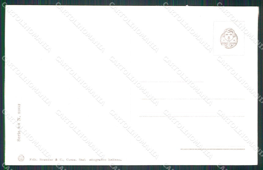 WW1 Militari Patriottismo Tricolore Cavalleggeri Brunner cartolina KF5389 – retro