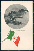 WW1 Militari Patriottismo Soldati Tricolore Brunner cartolina KF5392 – fronte