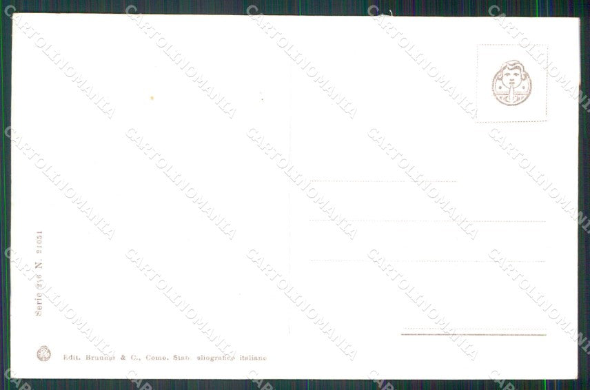 WW1 Militari Patriottismo Soldati Tricolore Brunner cartolina KF5392 – retro