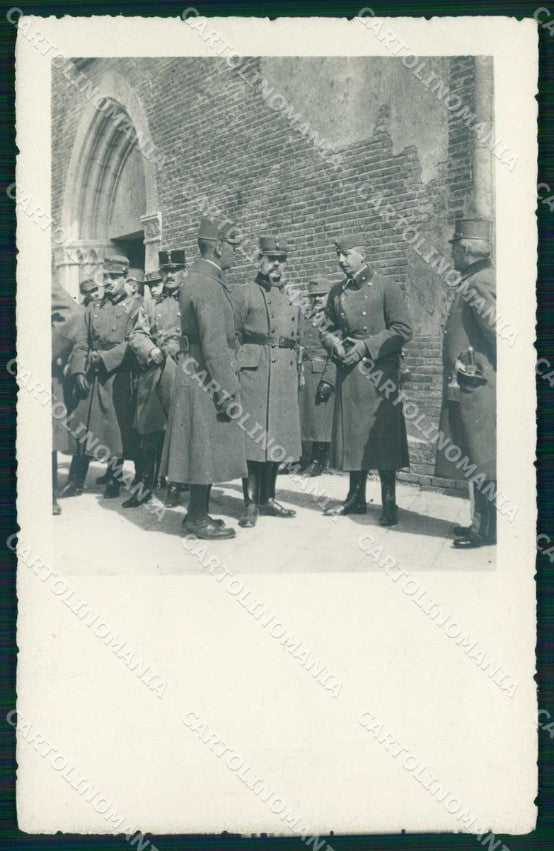 Udine città WW1 Militari Duomo Pasqua 1918 foto cartolina KF5414 – fronte