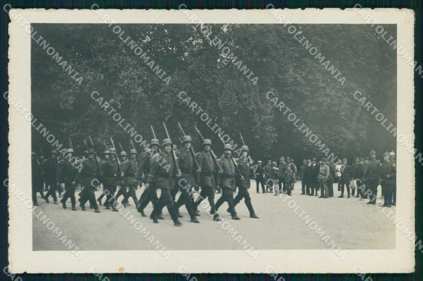 Udine città WW1 Militari Piazza Umberto I foto cartolina KF5421 – fronte