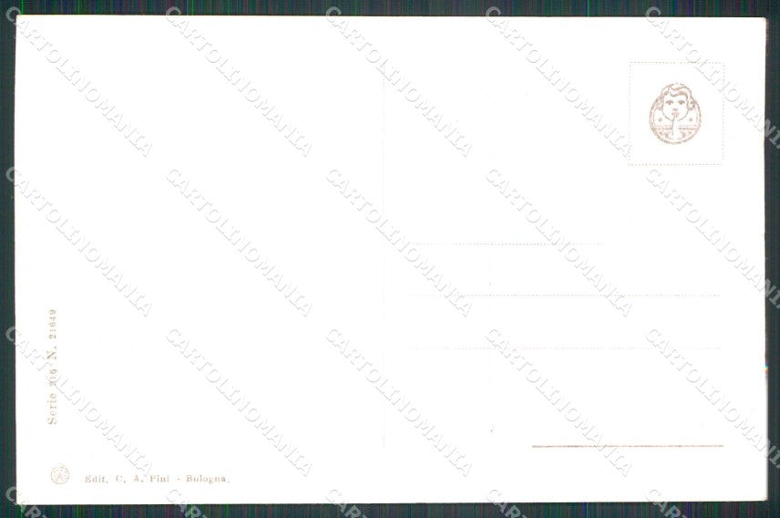 WW1 WWI Militari Patriottismo Bandiera Tricolore Cadorna cartolina KF5463 – retro