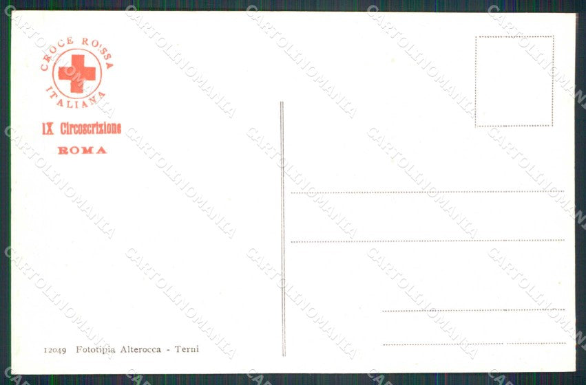 Militari Battaglia Milazzo Garibaldi CRI Roma Vannucci Alterocca cp KF5506 – retro