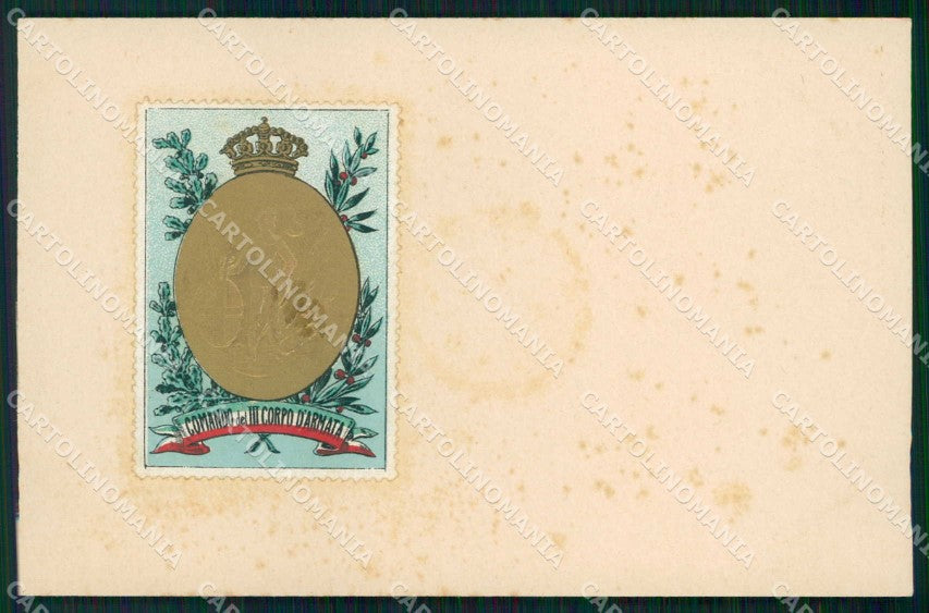 Militari Reggimentali Comando del III° Corpo d'Armata cartolina KF5522 – fronte
