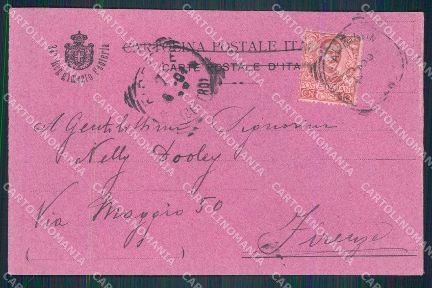 Militari Reggimentali 34° Reggimento Fanteria ABRASA cartolina KF5536 – retro