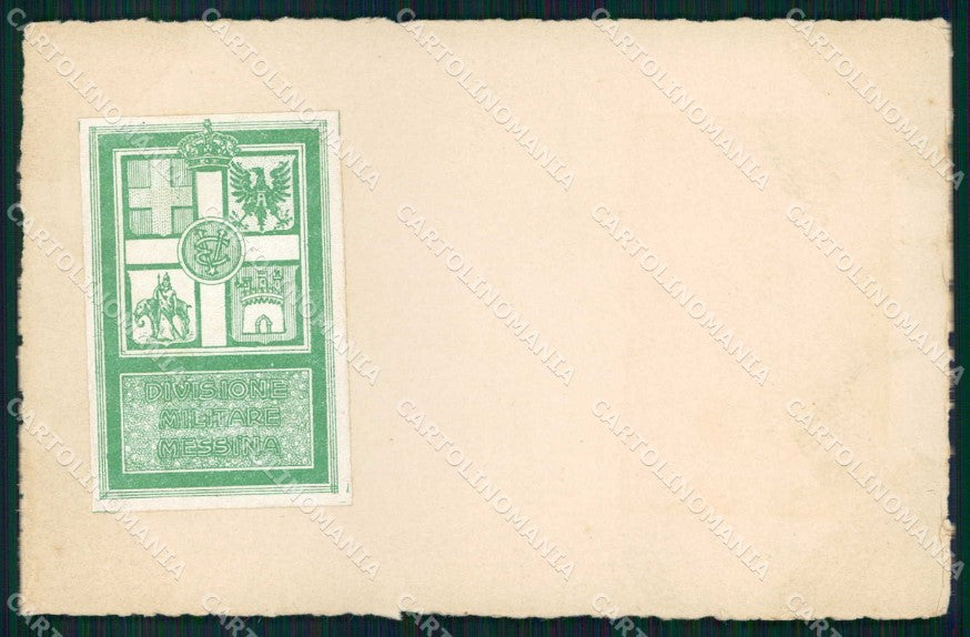 Militari Reggimentali Divisione Militare Messina cartolina KF5569 – fronte