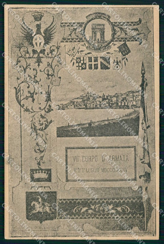 Militari Reggimentali VII° Corpo d'Armata Macerata Chieti 102/200 cp KF5573 – fronte