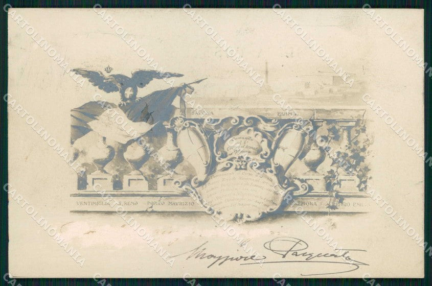 Militari IV° Corpo d'Armata Genova ABRASA foto cartolina KF5577 – fronte